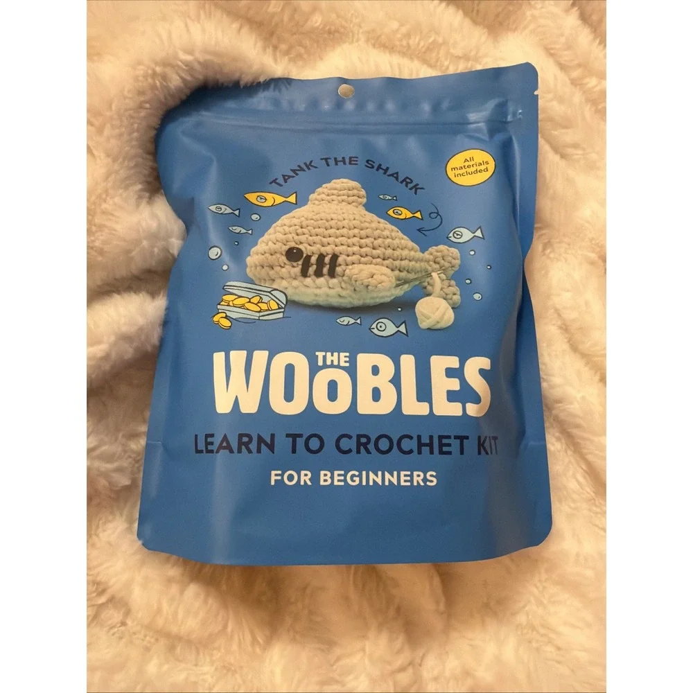 The Woobles Tank The Shark - Crochet Kit for Beginners - New